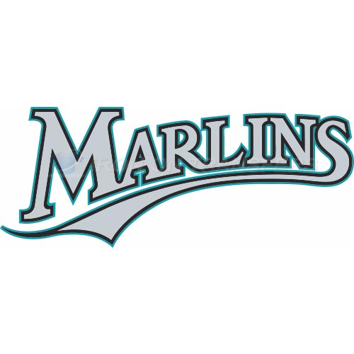 Miami Marlins Iron-on Stickers (Heat Transfers)NO.1690